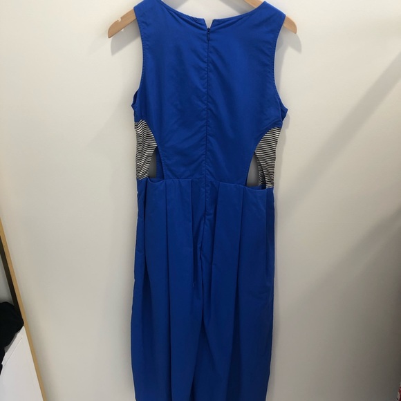 Katherine Kidd Hope Midi Dress Cobalt Sz 8 NWT - Picture 9 of 9